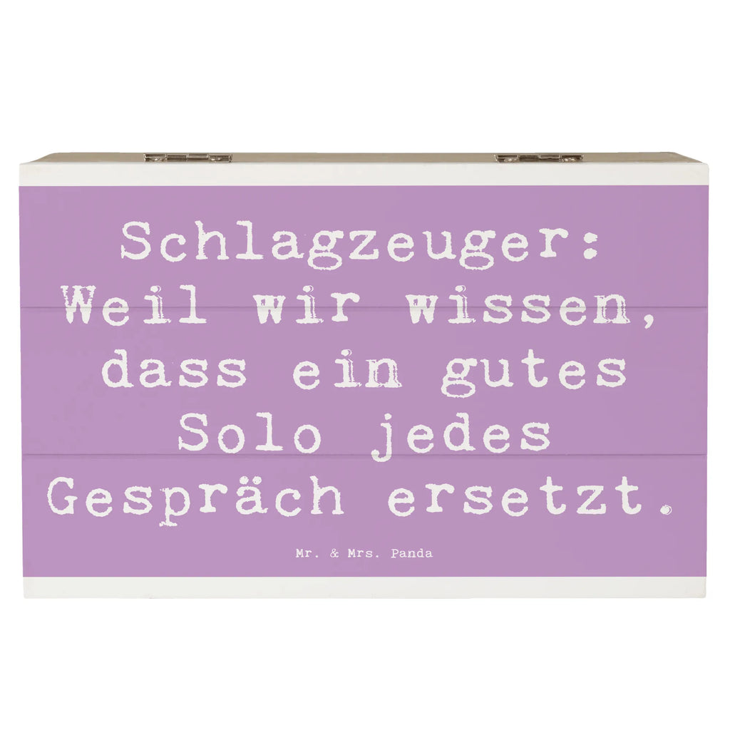 Holzkiste Spruch Schlagzeug Solo Holzkiste, Kiste, Schatzkiste, Truhe, Schatulle, XXL, Erinnerungsbox, Erinnerungskiste, Dekokiste, Aufbewahrungsbox, Geschenkbox, Geschenkdose, Instrumente, Geschenke Musiker, Musikliebhaber