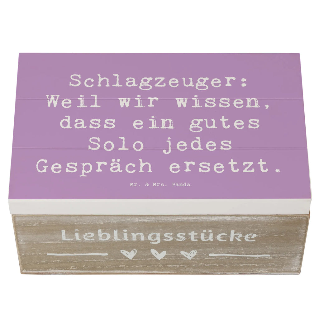 Holzkiste Spruch Schlagzeug Solo Holzkiste, Kiste, Schatzkiste, Truhe, Schatulle, XXL, Erinnerungsbox, Erinnerungskiste, Dekokiste, Aufbewahrungsbox, Geschenkbox, Geschenkdose, Instrumente, Geschenke Musiker, Musikliebhaber