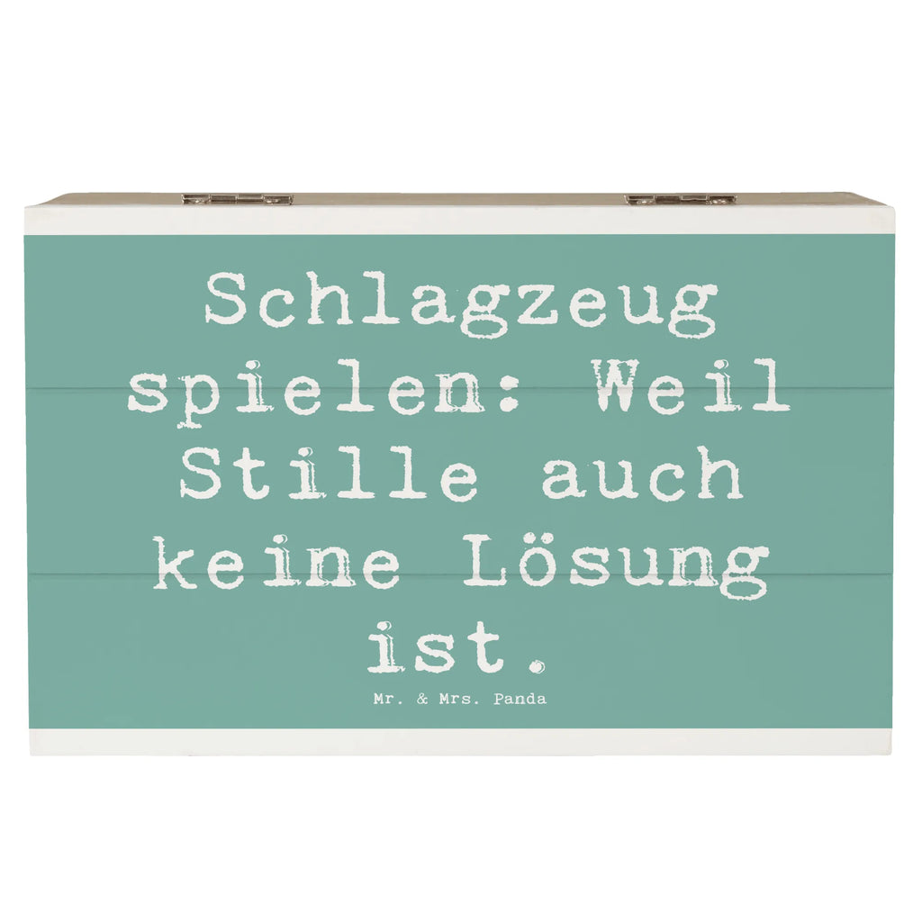 Holzkiste Spruch Schlagzeug Magie Holzkiste, Kiste, Schatzkiste, Truhe, Schatulle, XXL, Erinnerungsbox, Erinnerungskiste, Dekokiste, Aufbewahrungsbox, Geschenkbox, Geschenkdose, Instrumente, Geschenke Musiker, Musikliebhaber