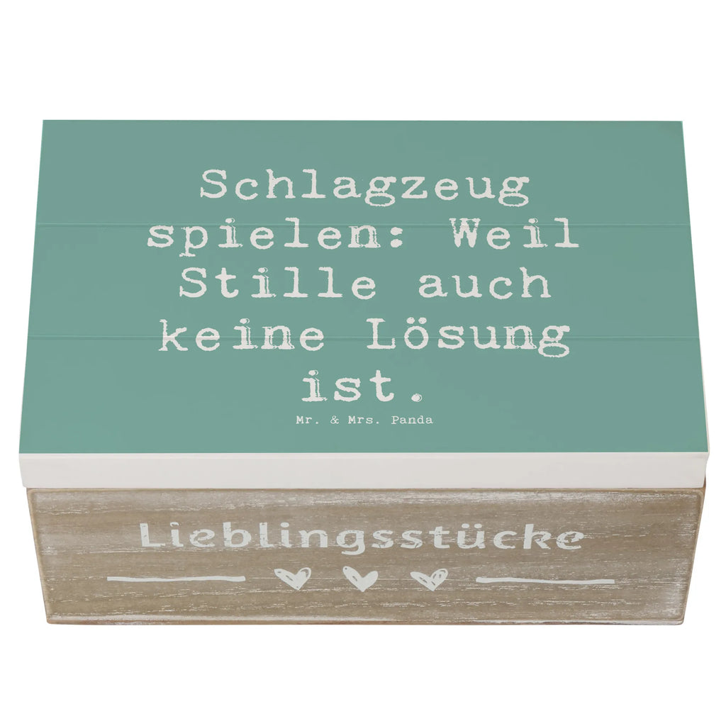 Holzkiste Spruch Schlagzeug Magie Holzkiste, Kiste, Schatzkiste, Truhe, Schatulle, XXL, Erinnerungsbox, Erinnerungskiste, Dekokiste, Aufbewahrungsbox, Geschenkbox, Geschenkdose, Instrumente, Geschenke Musiker, Musikliebhaber