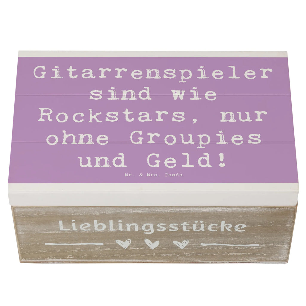 Holzkiste Spruch Gitarre Helden Holzkiste, Kiste, Schatzkiste, Truhe, Schatulle, XXL, Erinnerungsbox, Erinnerungskiste, Dekokiste, Aufbewahrungsbox, Geschenkbox, Geschenkdose, Instrumente, Geschenke Musiker, Musikliebhaber