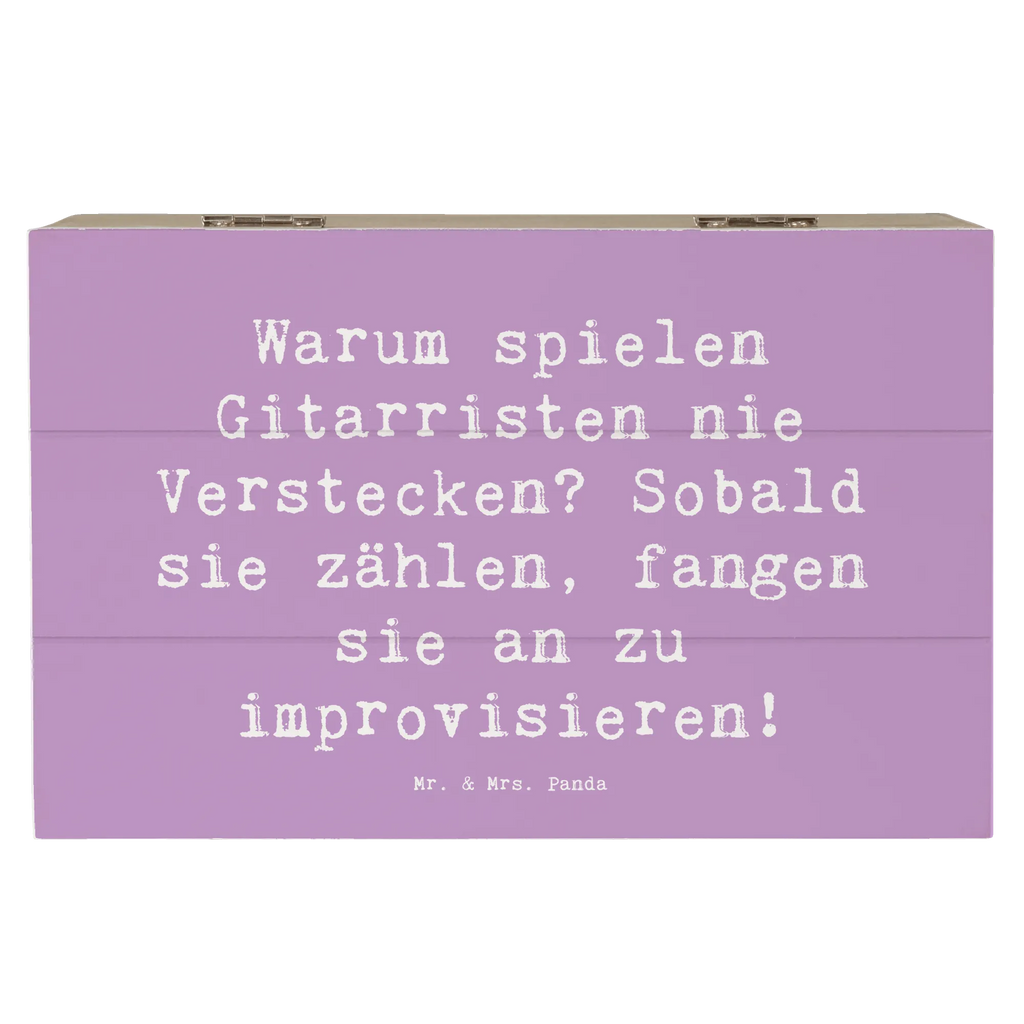 Holzkiste Spruch Gitarre Improvisation Holzkiste, Kiste, Schatzkiste, Truhe, Schatulle, XXL, Erinnerungsbox, Erinnerungskiste, Dekokiste, Aufbewahrungsbox, Geschenkbox, Geschenkdose, Instrumente, Geschenke Musiker, Musikliebhaber