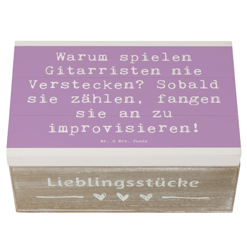 Holzkiste Spruch Gitarre Improvisation Holzkiste, Kiste, Schatzkiste, Truhe, Schatulle, XXL, Erinnerungsbox, Erinnerungskiste, Dekokiste, Aufbewahrungsbox, Geschenkbox, Geschenkdose, Instrumente, Geschenke Musiker, Musikliebhaber