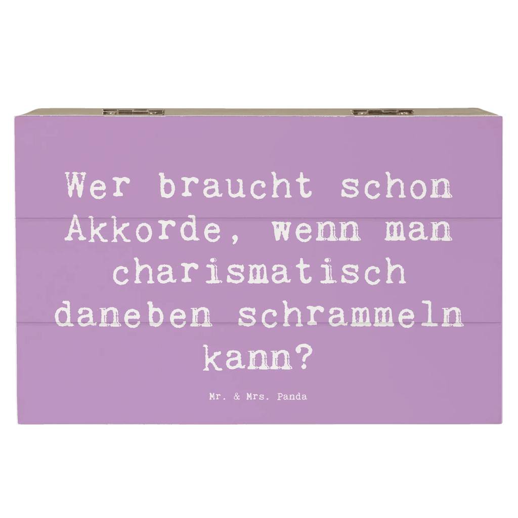 Holzkiste Spruch Charisma Gitarre Holzkiste, Kiste, Schatzkiste, Truhe, Schatulle, XXL, Erinnerungsbox, Erinnerungskiste, Dekokiste, Aufbewahrungsbox, Geschenkbox, Geschenkdose, Instrumente, Geschenke Musiker, Musikliebhaber