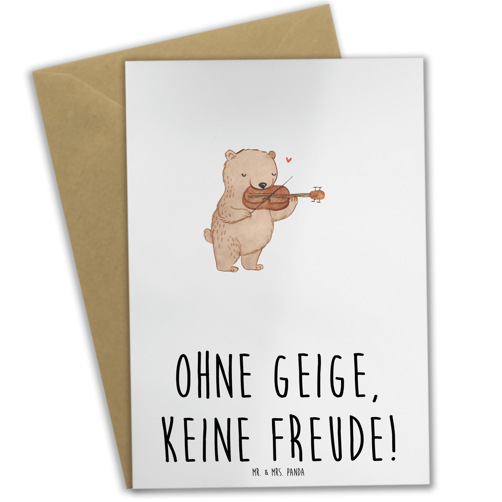 Grußkarte Geige Freude Grußkarte, Klappkarte, Einladungskarte, Glückwunschkarte, Hochzeitskarte, Geburtstagskarte, Karte, Ansichtskarten, Instrumente, Geschenke Musiker, Musikliebhaber