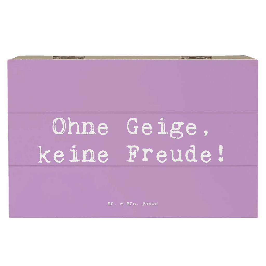 Holzkiste Spruch Geige Freude Holzkiste, Kiste, Schatzkiste, Truhe, Schatulle, XXL, Erinnerungsbox, Erinnerungskiste, Dekokiste, Aufbewahrungsbox, Geschenkbox, Geschenkdose, Instrumente, Geschenke Musiker, Musikliebhaber