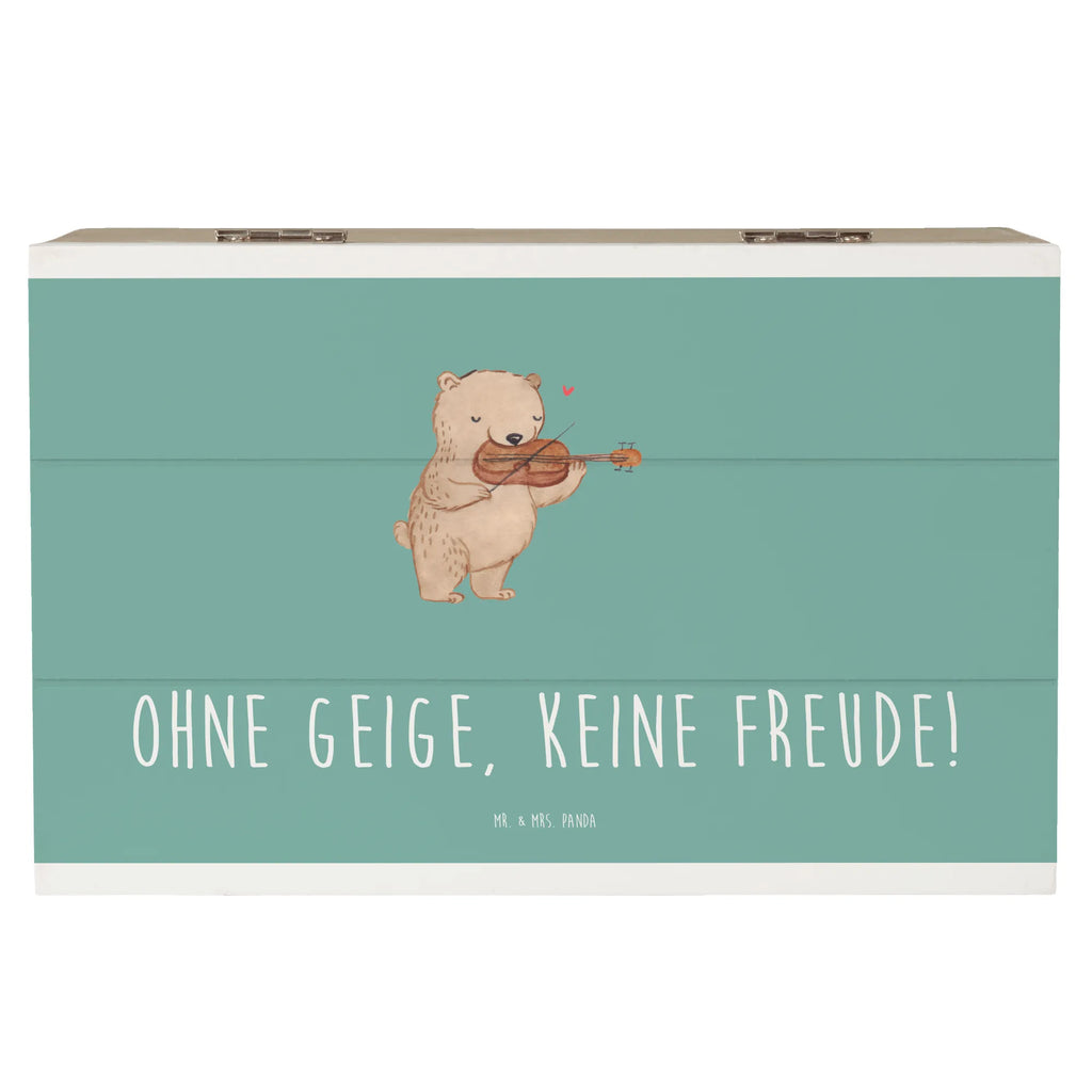 Holzkiste Geige Freude Holzkiste, Kiste, Schatzkiste, Truhe, Schatulle, XXL, Erinnerungsbox, Erinnerungskiste, Dekokiste, Aufbewahrungsbox, Geschenkbox, Geschenkdose, Instrumente, Geschenke Musiker, Musikliebhaber