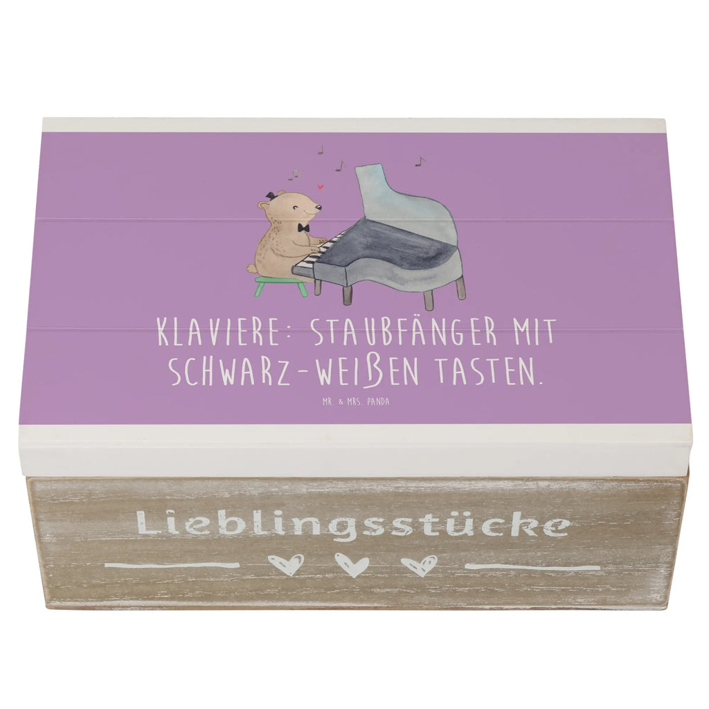 Holzkiste Klavier Staubfänger Holzkiste, Kiste, Schatzkiste, Truhe, Schatulle, XXL, Erinnerungsbox, Erinnerungskiste, Dekokiste, Aufbewahrungsbox, Geschenkbox, Geschenkdose, Instrumente, Geschenke Musiker, Musikliebhaber