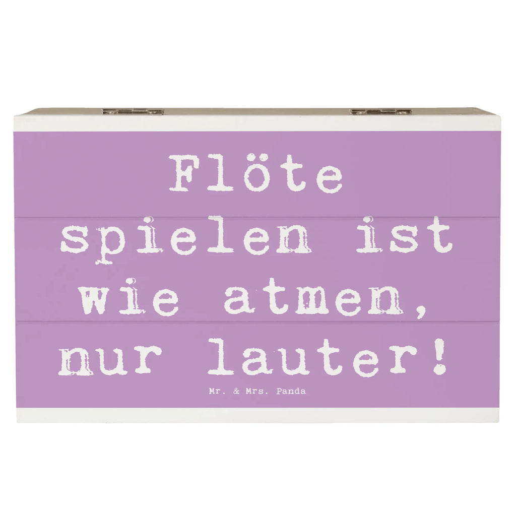 Holzkiste Spruch Flöte Atem Holzkiste, Kiste, Schatzkiste, Truhe, Schatulle, XXL, Erinnerungsbox, Erinnerungskiste, Dekokiste, Aufbewahrungsbox, Geschenkbox, Geschenkdose, Instrumente, Geschenke Musiker, Musikliebhaber