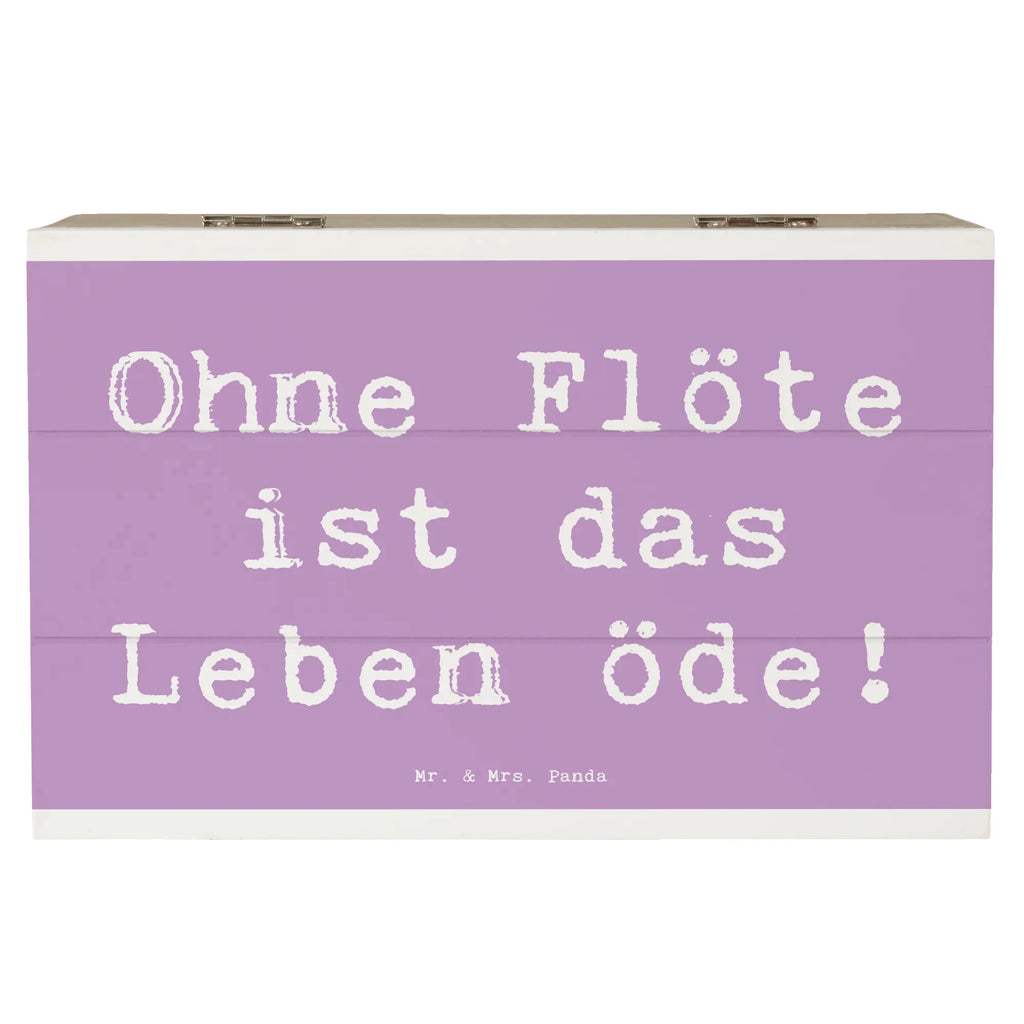 Holzkiste Spruch Flöte Leben Holzkiste, Kiste, Schatzkiste, Truhe, Schatulle, XXL, Erinnerungsbox, Erinnerungskiste, Dekokiste, Aufbewahrungsbox, Geschenkbox, Geschenkdose, Instrumente, Geschenke Musiker, Musikliebhaber