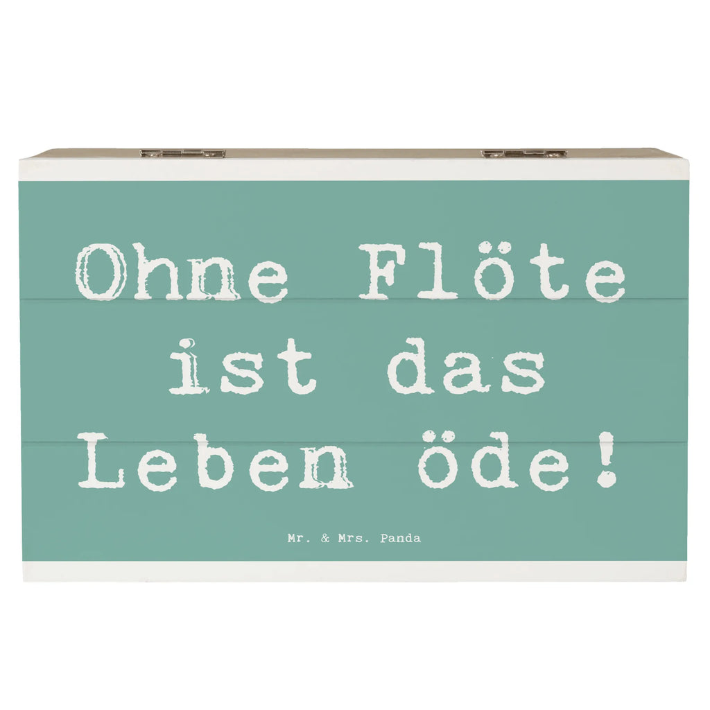 Holzkiste Spruch Flöte Leben Holzkiste, Kiste, Schatzkiste, Truhe, Schatulle, XXL, Erinnerungsbox, Erinnerungskiste, Dekokiste, Aufbewahrungsbox, Geschenkbox, Geschenkdose, Instrumente, Geschenke Musiker, Musikliebhaber