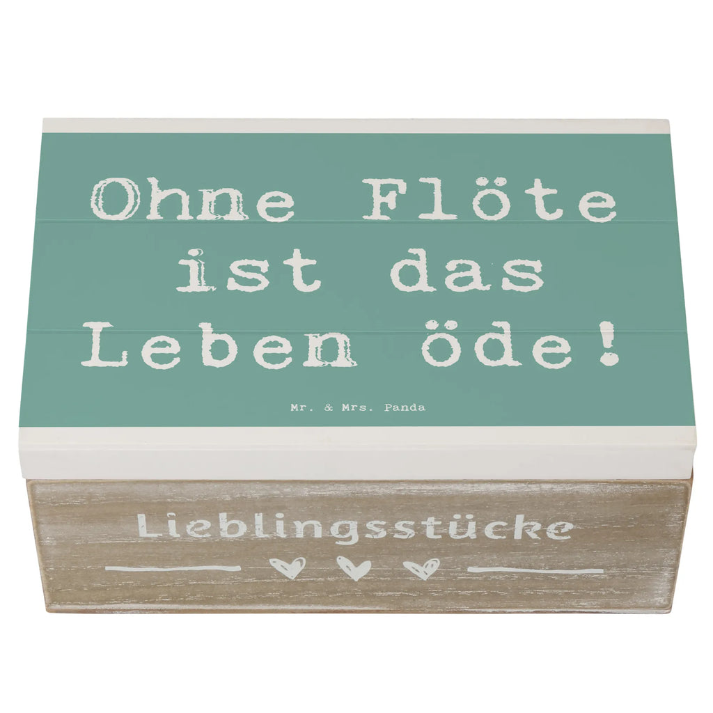 Holzkiste Spruch Flöte Leben Holzkiste, Kiste, Schatzkiste, Truhe, Schatulle, XXL, Erinnerungsbox, Erinnerungskiste, Dekokiste, Aufbewahrungsbox, Geschenkbox, Geschenkdose, Instrumente, Geschenke Musiker, Musikliebhaber