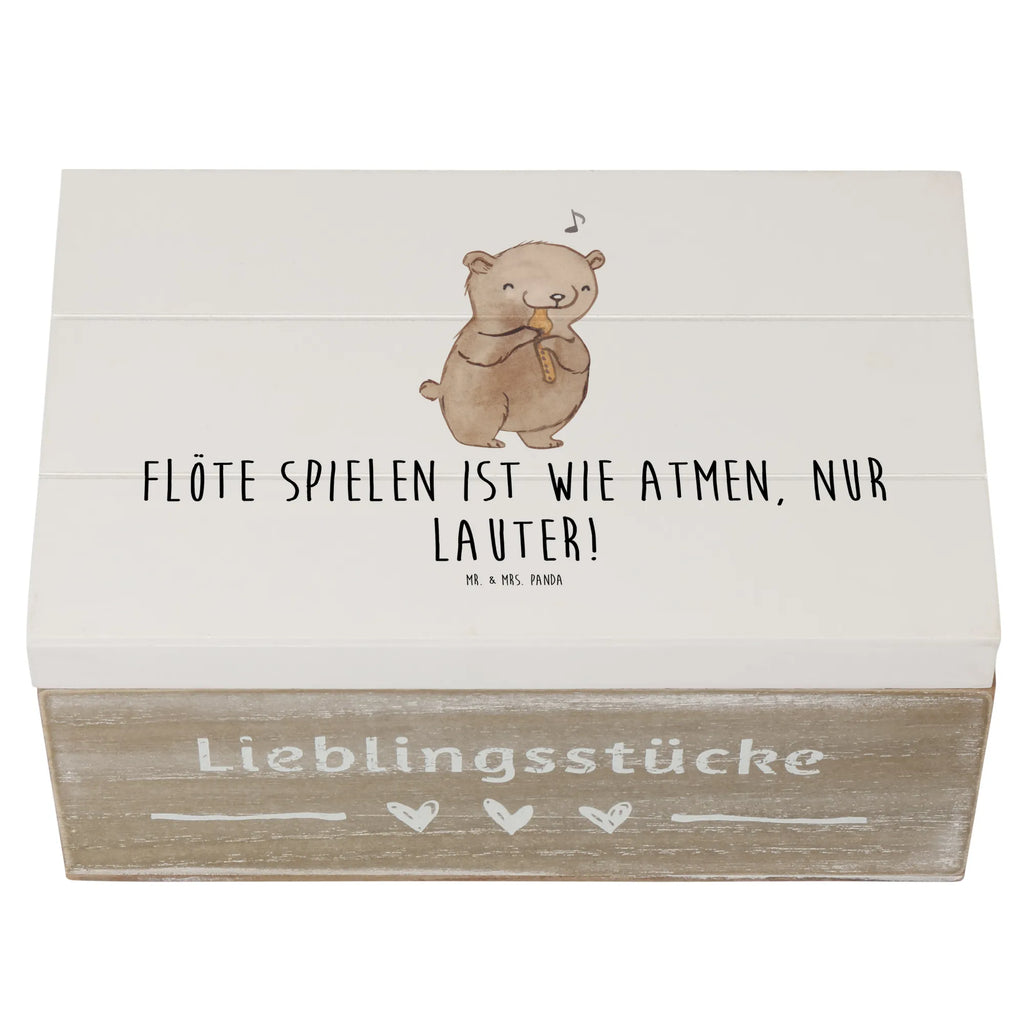 Holzkiste Flöte Atem Holzkiste, Kiste, Schatzkiste, Truhe, Schatulle, XXL, Erinnerungsbox, Erinnerungskiste, Dekokiste, Aufbewahrungsbox, Geschenkbox, Geschenkdose, Instrumente, Geschenke Musiker, Musikliebhaber