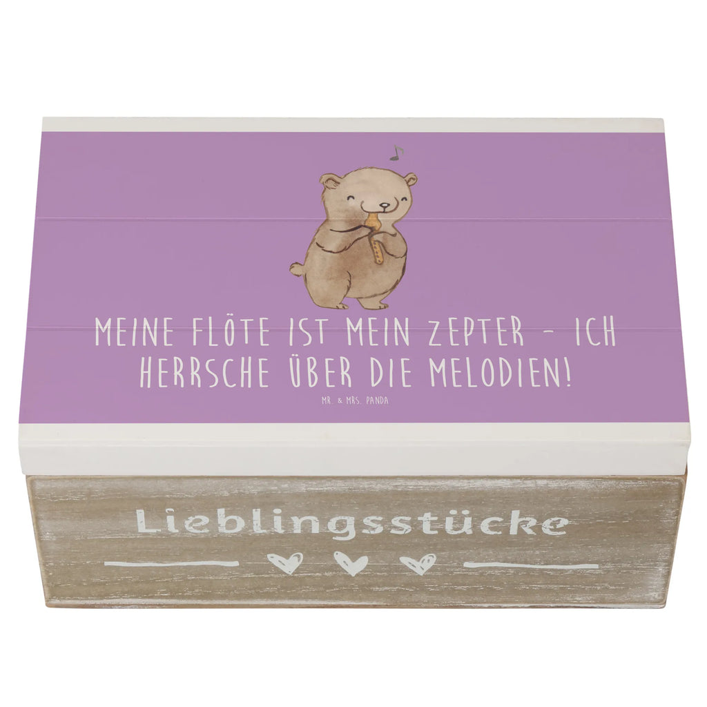 Holzkiste Flötenzauber Holzkiste, Kiste, Schatzkiste, Truhe, Schatulle, XXL, Erinnerungsbox, Erinnerungskiste, Dekokiste, Aufbewahrungsbox, Geschenkbox, Geschenkdose, Instrumente, Geschenke Musiker, Musikliebhaber