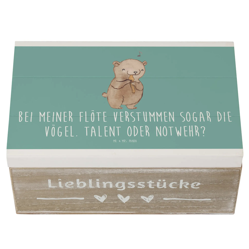 Holzkiste Besondere Flöte Holzkiste, Kiste, Schatzkiste, Truhe, Schatulle, XXL, Erinnerungsbox, Erinnerungskiste, Dekokiste, Aufbewahrungsbox, Geschenkbox, Geschenkdose, Instrumente, Geschenke Musiker, Musikliebhaber