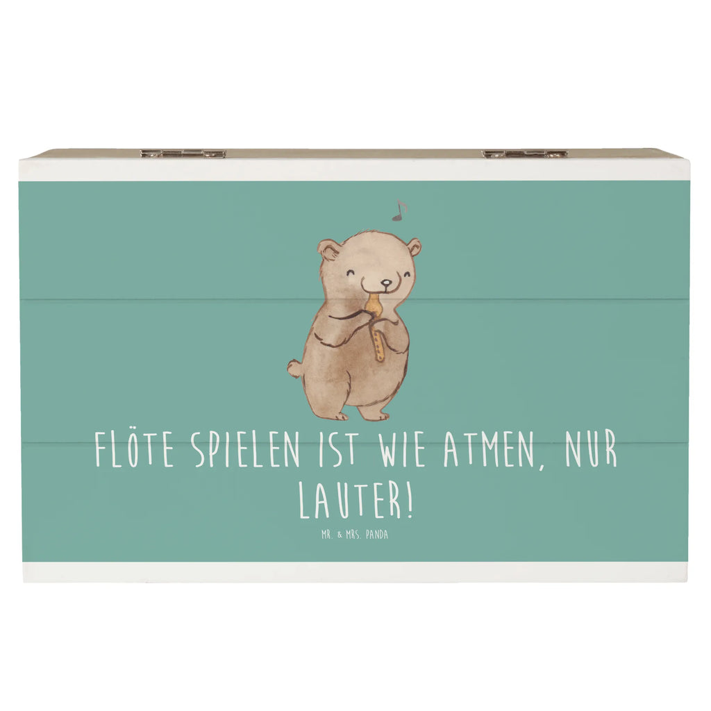 Holzkiste Flöte Atem Holzkiste, Kiste, Schatzkiste, Truhe, Schatulle, XXL, Erinnerungsbox, Erinnerungskiste, Dekokiste, Aufbewahrungsbox, Geschenkbox, Geschenkdose, Instrumente, Geschenke Musiker, Musikliebhaber