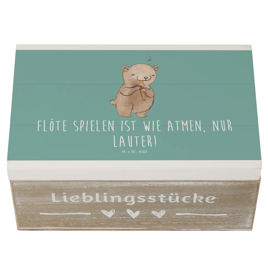 Holzkiste Flöte Atem Holzkiste, Kiste, Schatzkiste, Truhe, Schatulle, XXL, Erinnerungsbox, Erinnerungskiste, Dekokiste, Aufbewahrungsbox, Geschenkbox, Geschenkdose, Instrumente, Geschenke Musiker, Musikliebhaber