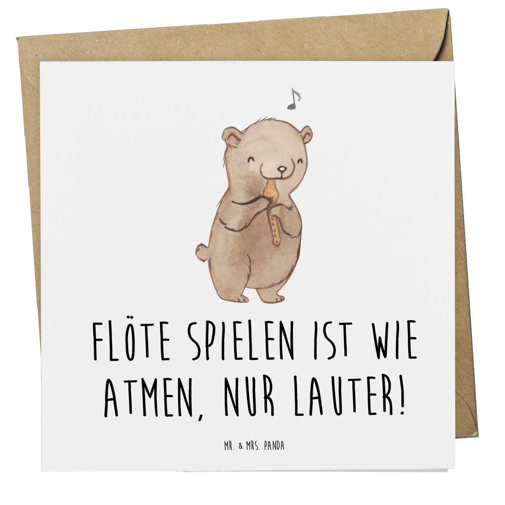 Deluxe Karte Flöte Atem Karte, Grußkarte, Klappkarte, Einladungskarte, Glückwunschkarte, Hochzeitskarte, Geburtstagskarte, Hochwertige Grußkarte, Hochwertige Klappkarte, Instrumente, Geschenke Musiker, Musikliebhaber