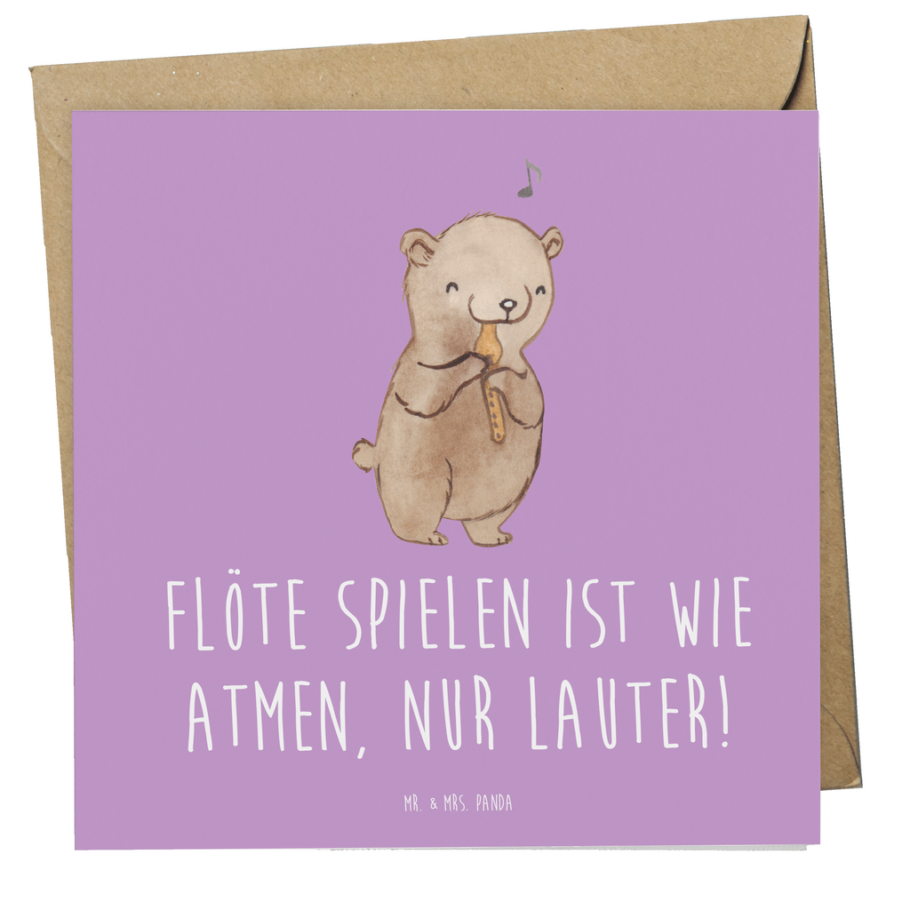 Deluxe Karte Flöte Atem Karte, Grußkarte, Klappkarte, Einladungskarte, Glückwunschkarte, Hochzeitskarte, Geburtstagskarte, Hochwertige Grußkarte, Hochwertige Klappkarte, Instrumente, Geschenke Musiker, Musikliebhaber