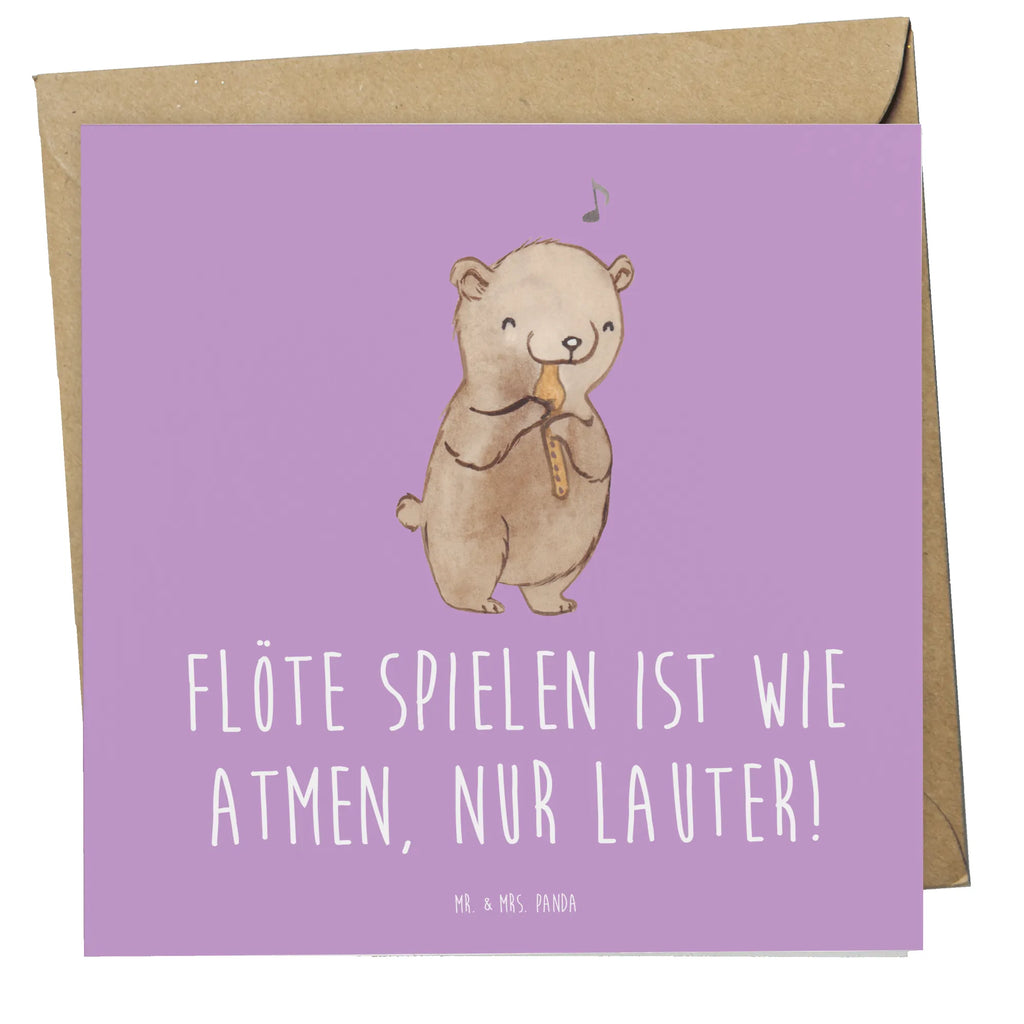 Deluxe Karte Flöte Atem Karte, Grußkarte, Klappkarte, Einladungskarte, Glückwunschkarte, Hochzeitskarte, Geburtstagskarte, Hochwertige Grußkarte, Hochwertige Klappkarte, Instrumente, Geschenke Musiker, Musikliebhaber