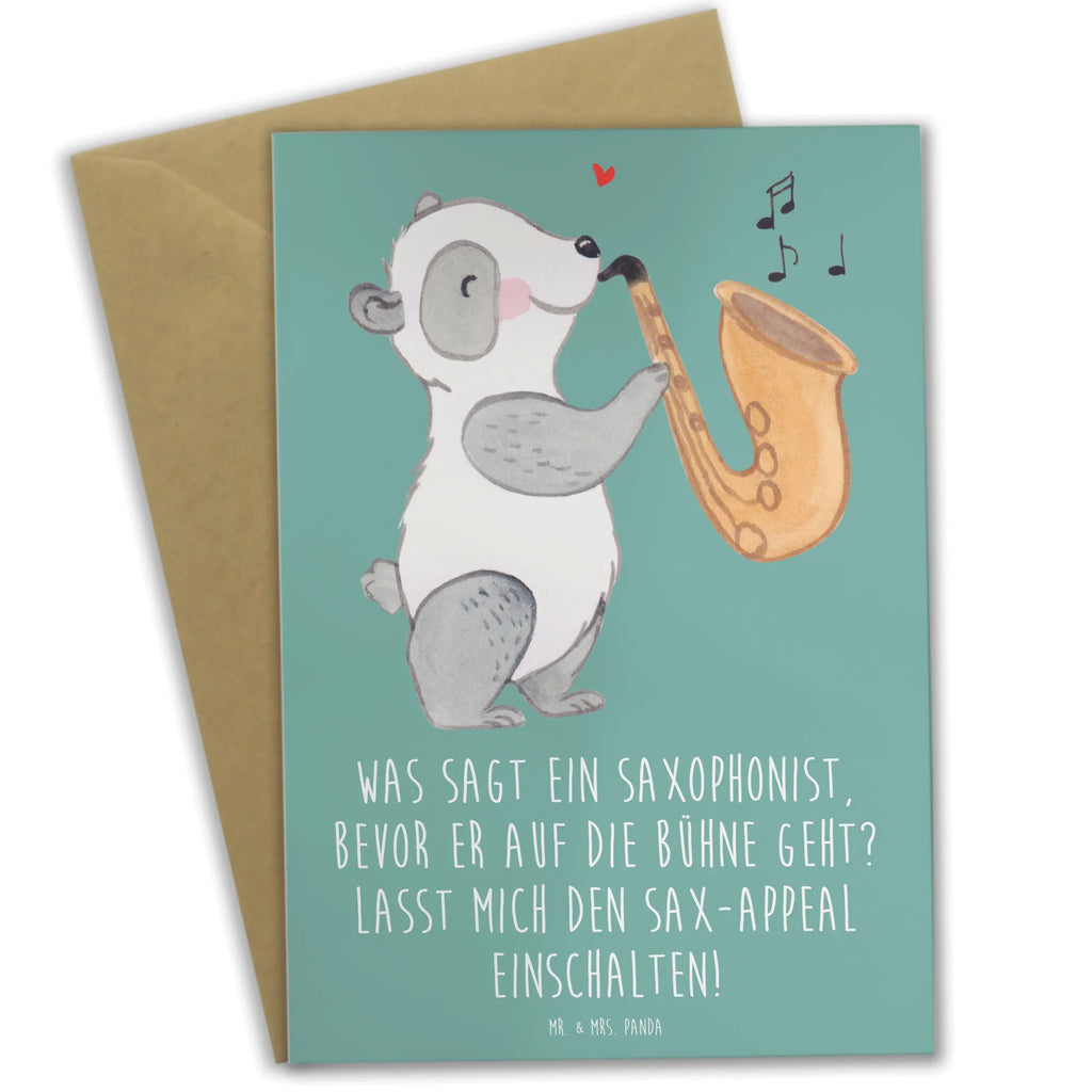 Grußkarte Magischer Saxophon-Charme Grußkarte, Klappkarte, Einladungskarte, Glückwunschkarte, Hochzeitskarte, Geburtstagskarte, Karte, Ansichtskarten, Instrumente, Geschenke Musiker, Musikliebhaber