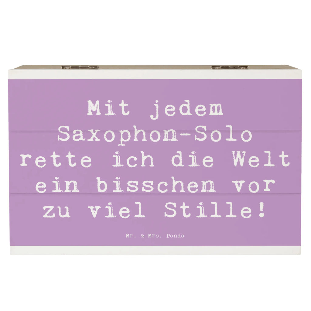 Holzkiste Spruch Saxophon Magie Holzkiste, Kiste, Schatzkiste, Truhe, Schatulle, XXL, Erinnerungsbox, Erinnerungskiste, Dekokiste, Aufbewahrungsbox, Geschenkbox, Geschenkdose, Instrumente, Geschenke Musiker, Musikliebhaber