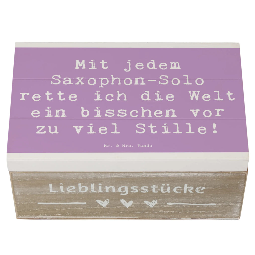 Holzkiste Spruch Saxophon Magie Holzkiste, Kiste, Schatzkiste, Truhe, Schatulle, XXL, Erinnerungsbox, Erinnerungskiste, Dekokiste, Aufbewahrungsbox, Geschenkbox, Geschenkdose, Instrumente, Geschenke Musiker, Musikliebhaber