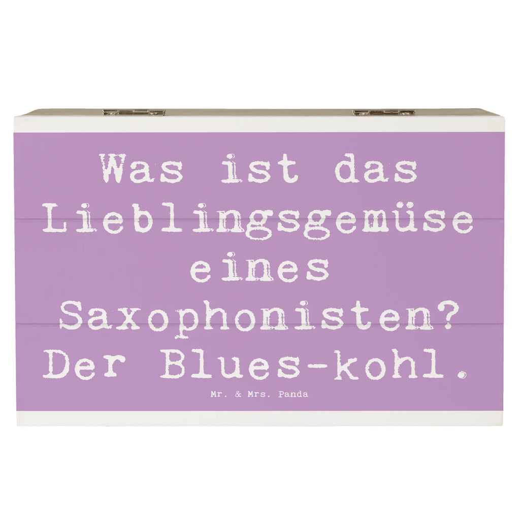 Holzkiste Spruch Saxophon Blues Holzkiste, Kiste, Schatzkiste, Truhe, Schatulle, XXL, Erinnerungsbox, Erinnerungskiste, Dekokiste, Aufbewahrungsbox, Geschenkbox, Geschenkdose, Instrumente, Geschenke Musiker, Musikliebhaber