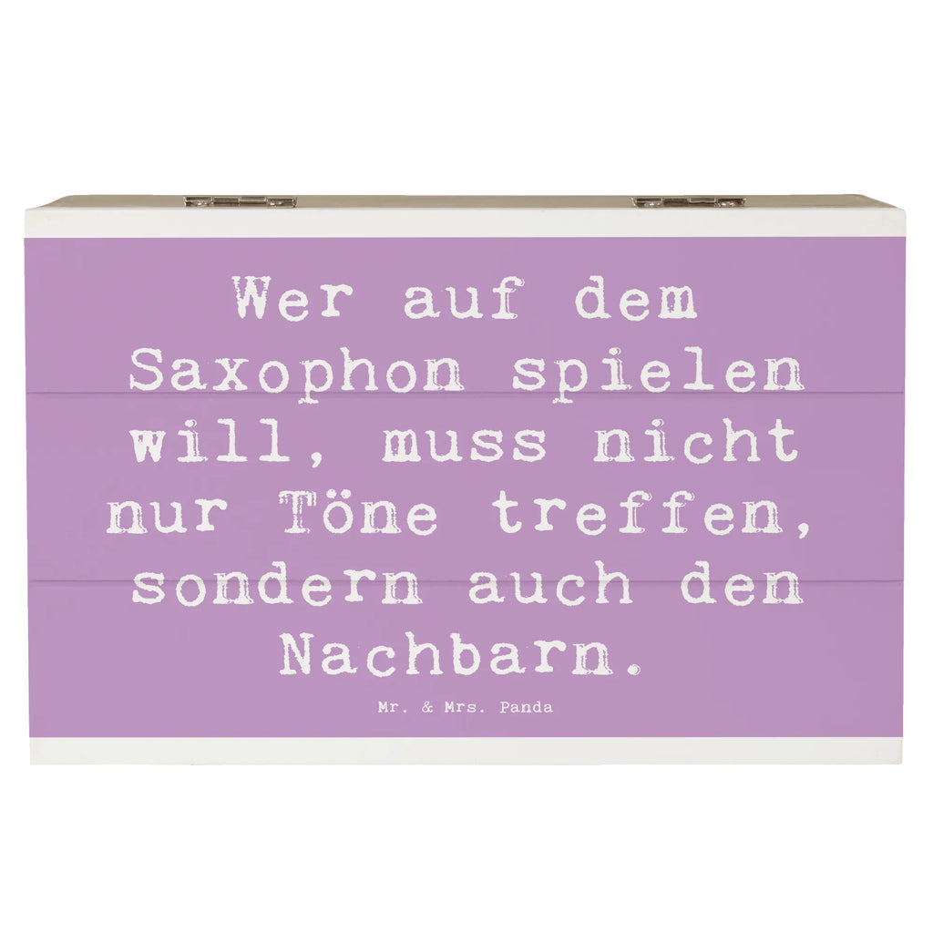 Holzkiste Spruch Saxophon Spieler Holzkiste, Kiste, Schatzkiste, Truhe, Schatulle, XXL, Erinnerungsbox, Erinnerungskiste, Dekokiste, Aufbewahrungsbox, Geschenkbox, Geschenkdose, Instrumente, Geschenke Musiker, Musikliebhaber