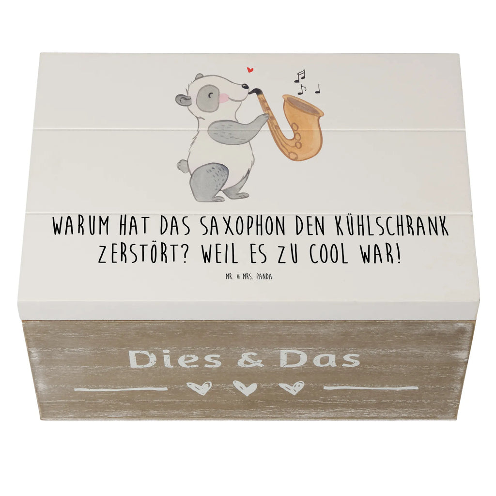 Holzkiste Saxophon Kühlschrank Holzkiste, Kiste, Schatzkiste, Truhe, Schatulle, XXL, Erinnerungsbox, Erinnerungskiste, Dekokiste, Aufbewahrungsbox, Geschenkbox, Geschenkdose, Instrumente, Geschenke Musiker, Musikliebhaber