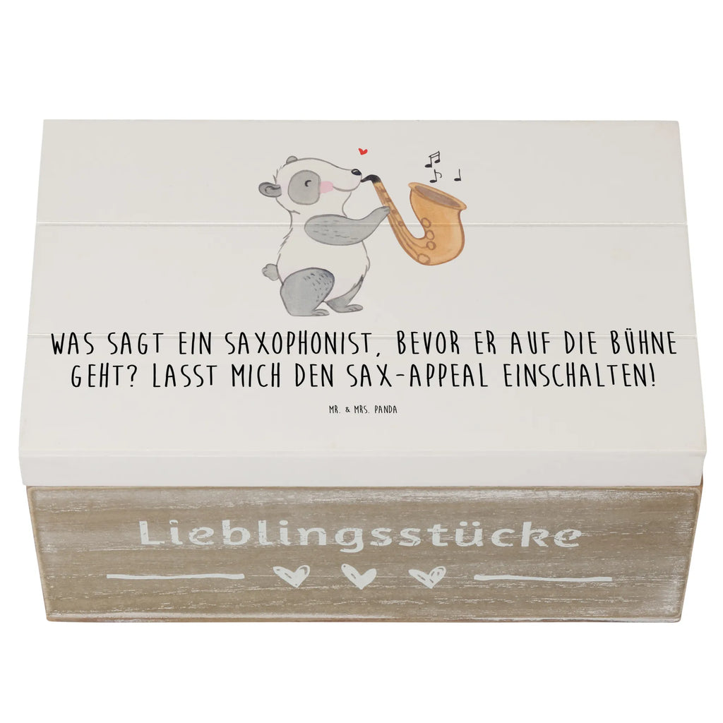 Holzkiste Magischer Saxophon-Charme Holzkiste, Kiste, Schatzkiste, Truhe, Schatulle, XXL, Erinnerungsbox, Erinnerungskiste, Dekokiste, Aufbewahrungsbox, Geschenkbox, Geschenkdose, Instrumente, Geschenke Musiker, Musikliebhaber