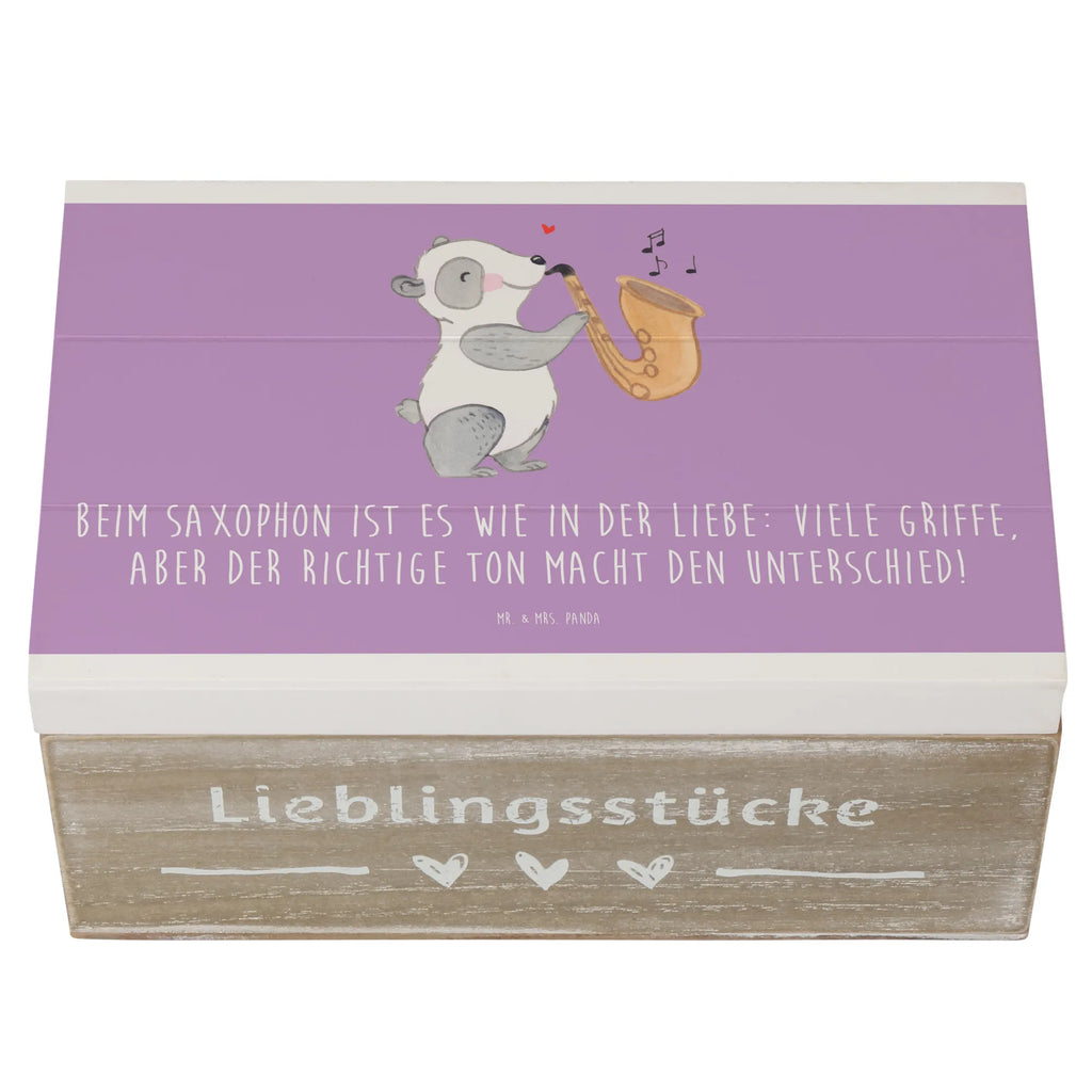 Holzkiste Saxophon Liebe Holzkiste, Kiste, Schatzkiste, Truhe, Schatulle, XXL, Erinnerungsbox, Erinnerungskiste, Dekokiste, Aufbewahrungsbox, Geschenkbox, Geschenkdose, Instrumente, Geschenke Musiker, Musikliebhaber