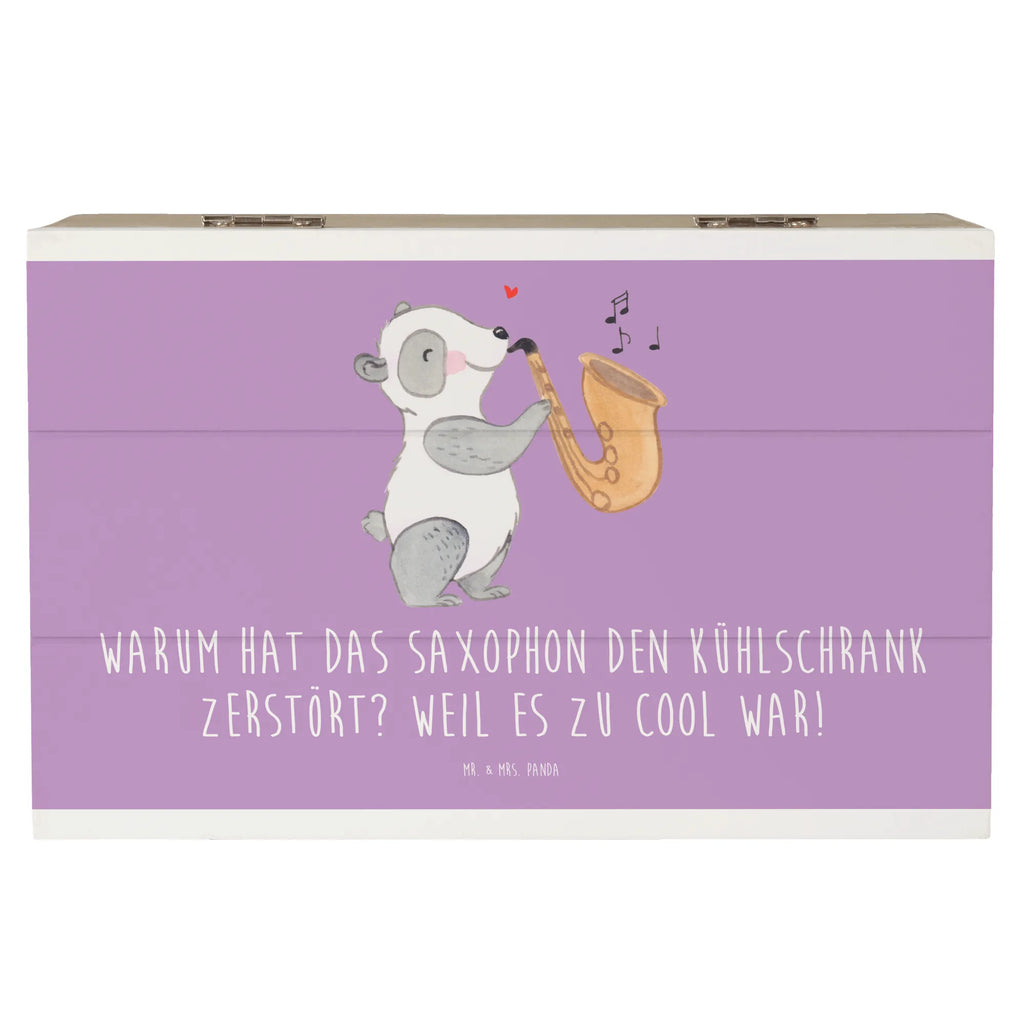 Holzkiste Saxophon Kühlschrank Holzkiste, Kiste, Schatzkiste, Truhe, Schatulle, XXL, Erinnerungsbox, Erinnerungskiste, Dekokiste, Aufbewahrungsbox, Geschenkbox, Geschenkdose, Instrumente, Geschenke Musiker, Musikliebhaber