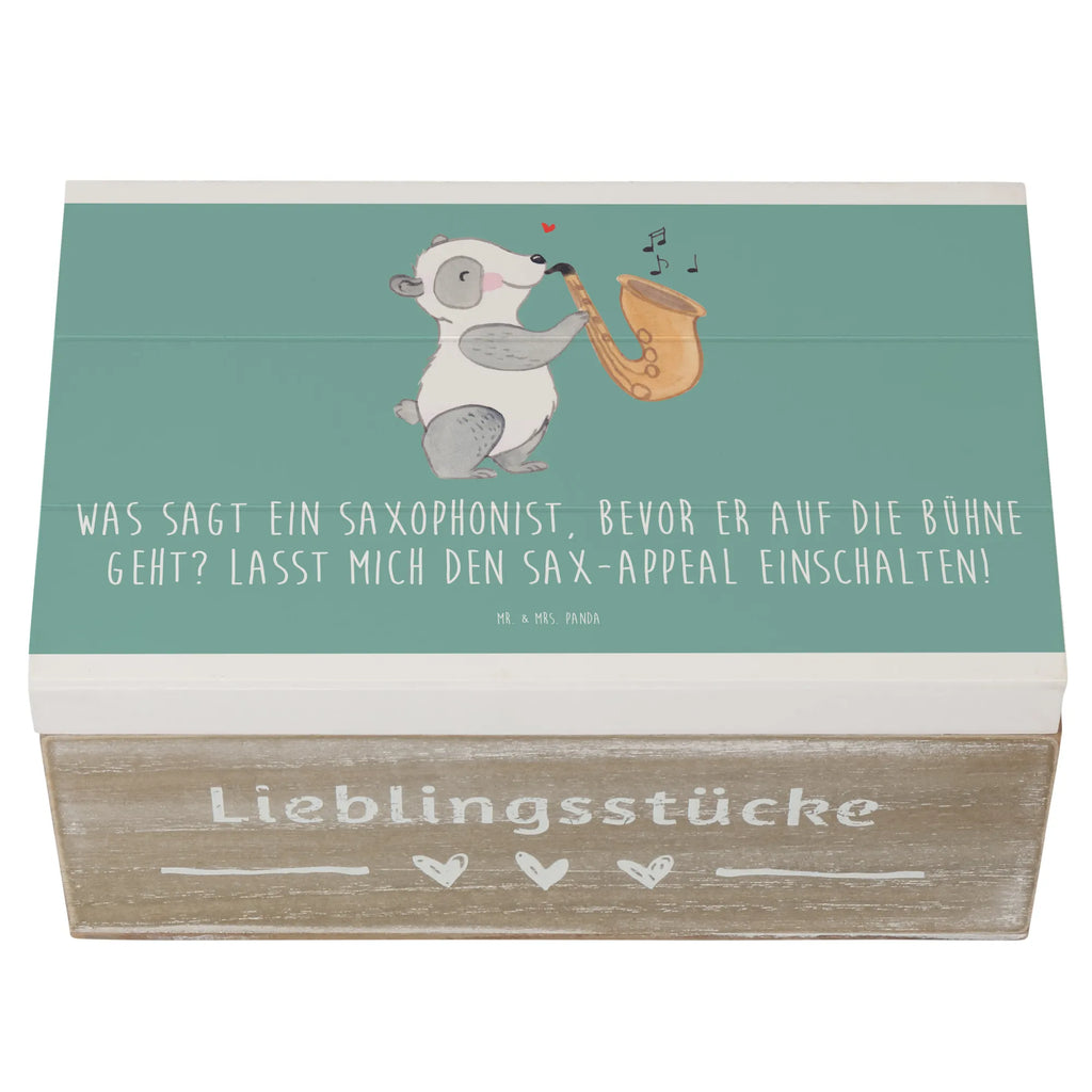 Holzkiste Magischer Saxophon-Charme Holzkiste, Kiste, Schatzkiste, Truhe, Schatulle, XXL, Erinnerungsbox, Erinnerungskiste, Dekokiste, Aufbewahrungsbox, Geschenkbox, Geschenkdose, Instrumente, Geschenke Musiker, Musikliebhaber