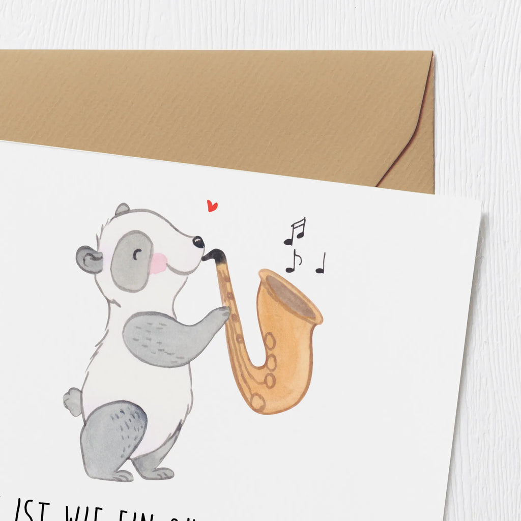 Deluxe Karte Saxophon Liebe Karte, Grußkarte, Klappkarte, Einladungskarte, Glückwunschkarte, Hochzeitskarte, Geburtstagskarte, Hochwertige Grußkarte, Hochwertige Klappkarte, Instrumente, Geschenke Musiker, Musikliebhaber