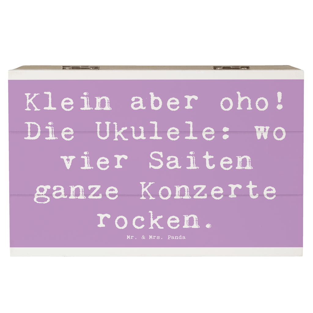 Holzkiste Spruch Ukulele Magie Holzkiste, Kiste, Schatzkiste, Truhe, Schatulle, XXL, Erinnerungsbox, Erinnerungskiste, Dekokiste, Aufbewahrungsbox, Geschenkbox, Geschenkdose, Instrumente, Geschenke Musiker, Musikliebhaber