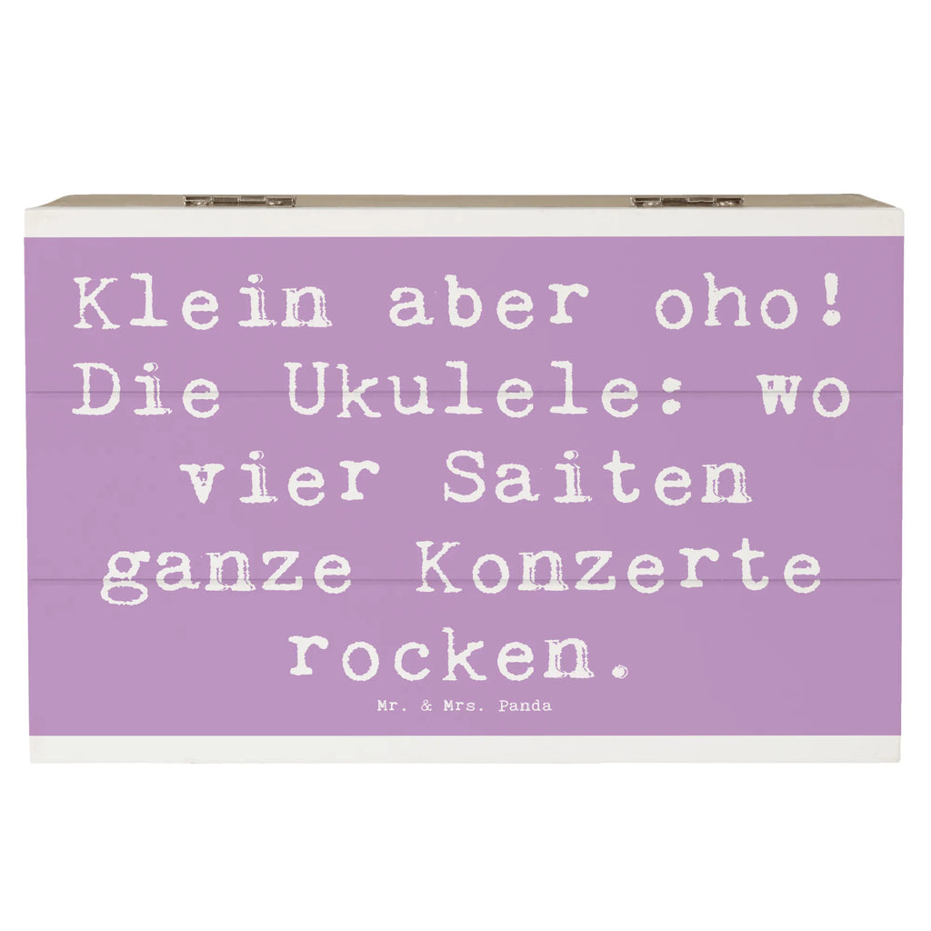 Holzkiste Spruch Ukulele Magie Holzkiste, Kiste, Schatzkiste, Truhe, Schatulle, XXL, Erinnerungsbox, Erinnerungskiste, Dekokiste, Aufbewahrungsbox, Geschenkbox, Geschenkdose, Instrumente, Geschenke Musiker, Musikliebhaber