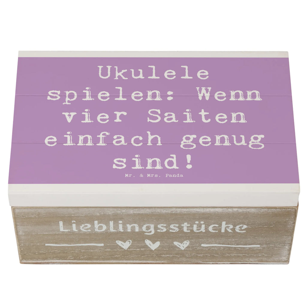 Holzkiste Spruch Ukulele Freude Holzkiste, Kiste, Schatzkiste, Truhe, Schatulle, XXL, Erinnerungsbox, Erinnerungskiste, Dekokiste, Aufbewahrungsbox, Geschenkbox, Geschenkdose, Instrumente, Geschenke Musiker, Musikliebhaber