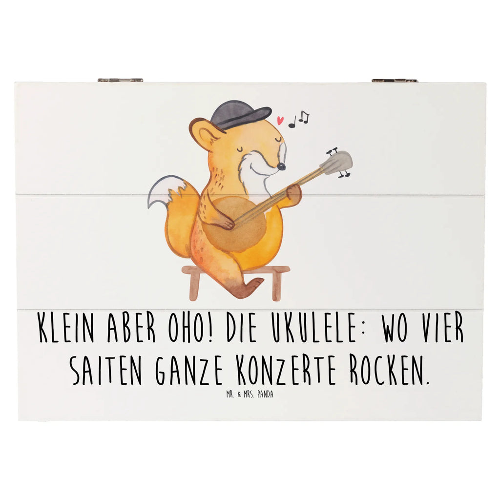 Holzkiste Ukulele Magie Holzkiste, Kiste, Schatzkiste, Truhe, Schatulle, XXL, Erinnerungsbox, Erinnerungskiste, Dekokiste, Aufbewahrungsbox, Geschenkbox, Geschenkdose, Instrumente, Geschenke Musiker, Musikliebhaber