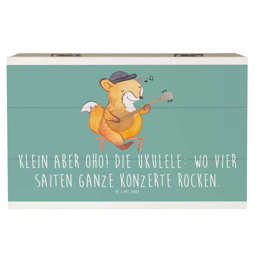 Holzkiste Ukulele Magie Holzkiste, Kiste, Schatzkiste, Truhe, Schatulle, XXL, Erinnerungsbox, Erinnerungskiste, Dekokiste, Aufbewahrungsbox, Geschenkbox, Geschenkdose, Instrumente, Geschenke Musiker, Musikliebhaber