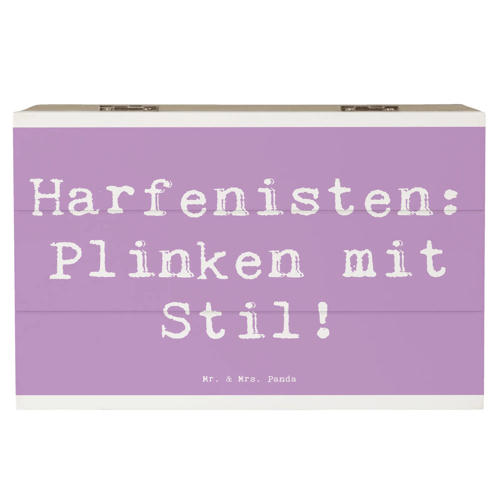 Holzkiste Spruch Harfe mit Stil Holzkiste, Kiste, Schatzkiste, Truhe, Schatulle, XXL, Erinnerungsbox, Erinnerungskiste, Dekokiste, Aufbewahrungsbox, Geschenkbox, Geschenkdose, Instrumente, Geschenke Musiker, Musikliebhaber