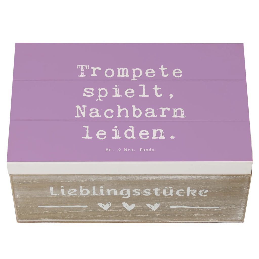 Holzkiste Spruch Trompete Freude Holzkiste, Kiste, Schatzkiste, Truhe, Schatulle, XXL, Erinnerungsbox, Erinnerungskiste, Dekokiste, Aufbewahrungsbox, Geschenkbox, Geschenkdose, Instrumente, Geschenke Musiker, Musikliebhaber