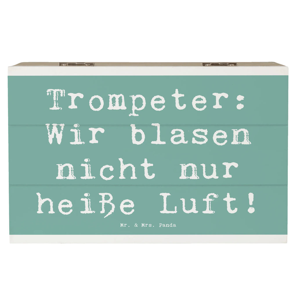 Holzkiste Spruch Trompete Kunst Holzkiste, Kiste, Schatzkiste, Truhe, Schatulle, XXL, Erinnerungsbox, Erinnerungskiste, Dekokiste, Aufbewahrungsbox, Geschenkbox, Geschenkdose, Instrumente, Geschenke Musiker, Musikliebhaber