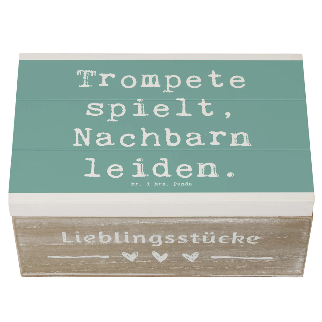 Holzkiste Spruch Trompete Freude Holzkiste, Kiste, Schatzkiste, Truhe, Schatulle, XXL, Erinnerungsbox, Erinnerungskiste, Dekokiste, Aufbewahrungsbox, Geschenkbox, Geschenkdose, Instrumente, Geschenke Musiker, Musikliebhaber