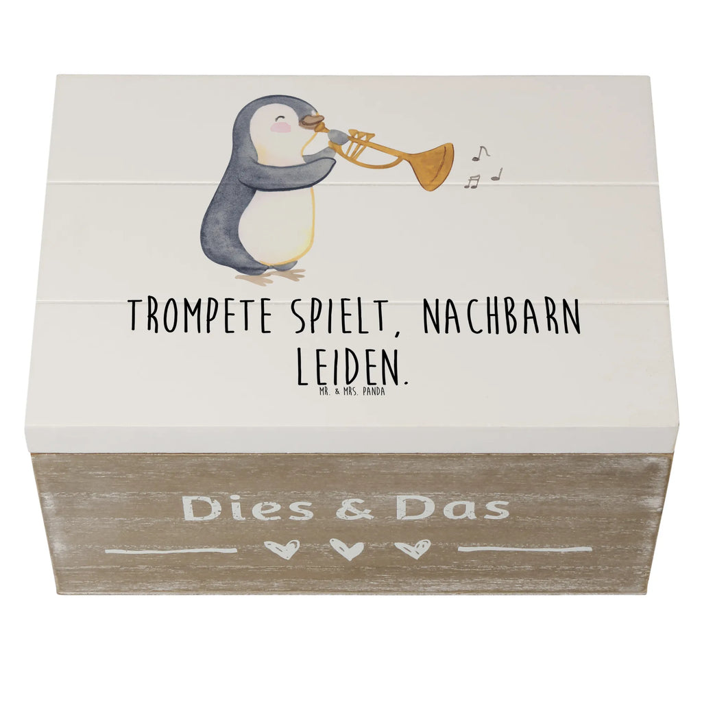 Holzkiste Trompete Freude Holzkiste, Kiste, Schatzkiste, Truhe, Schatulle, XXL, Erinnerungsbox, Erinnerungskiste, Dekokiste, Aufbewahrungsbox, Geschenkbox, Geschenkdose, Instrumente, Geschenke Musiker, Musikliebhaber