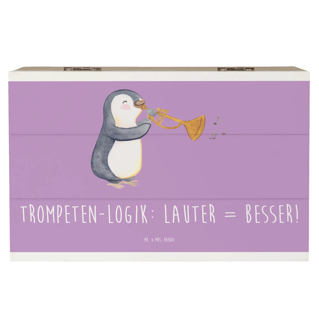 Holzkiste Trompeten Weisheit Holzkiste, Kiste, Schatzkiste, Truhe, Schatulle, XXL, Erinnerungsbox, Erinnerungskiste, Dekokiste, Aufbewahrungsbox, Geschenkbox, Geschenkdose, Instrumente, Geschenke Musiker, Musikliebhaber