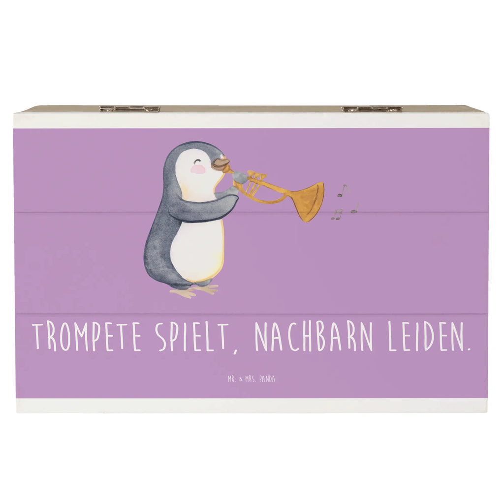 Holzkiste Trompete Freude Holzkiste, Kiste, Schatzkiste, Truhe, Schatulle, XXL, Erinnerungsbox, Erinnerungskiste, Dekokiste, Aufbewahrungsbox, Geschenkbox, Geschenkdose, Instrumente, Geschenke Musiker, Musikliebhaber