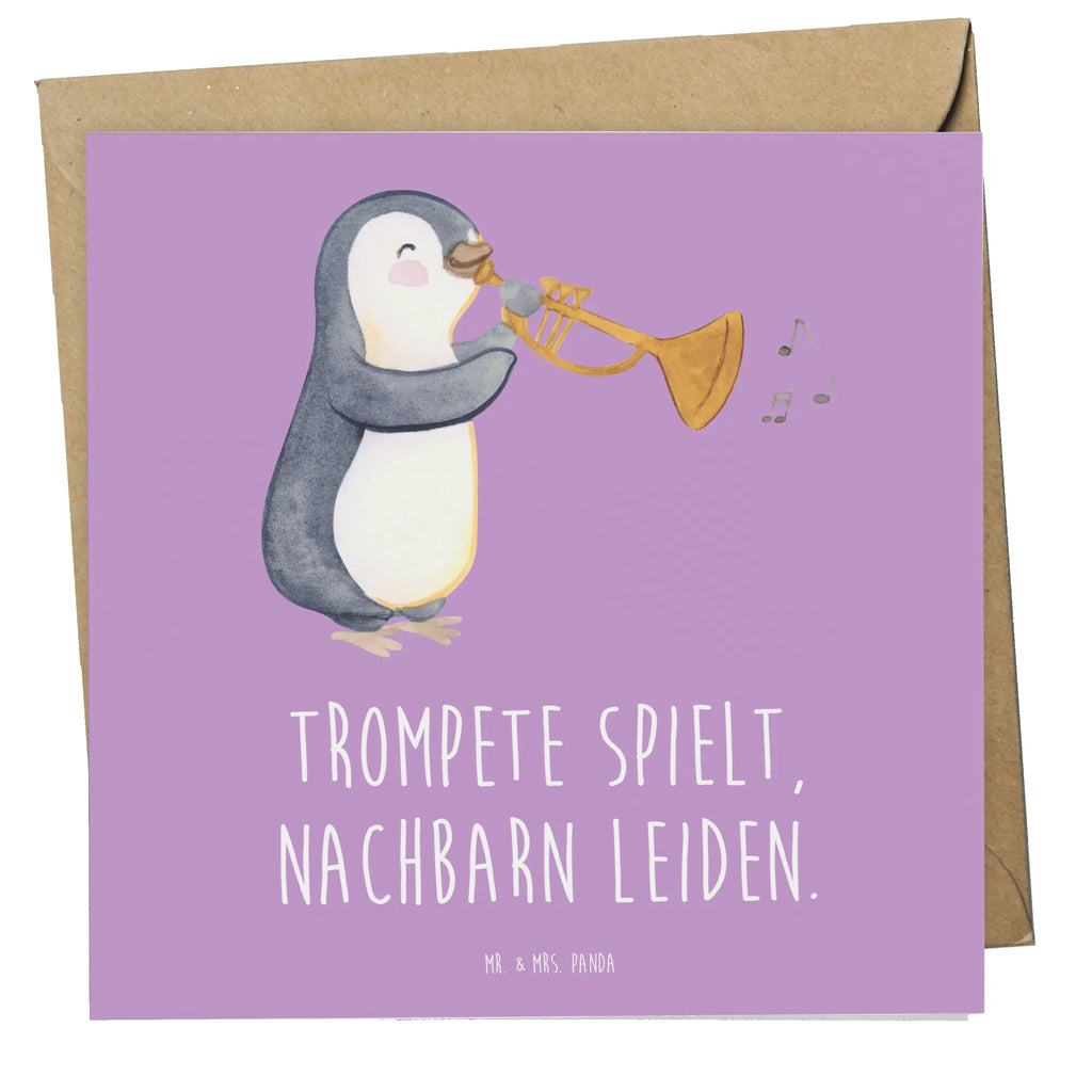 Deluxe Karte Trompete Freude Karte, Grußkarte, Klappkarte, Einladungskarte, Glückwunschkarte, Hochzeitskarte, Geburtstagskarte, Hochwertige Grußkarte, Hochwertige Klappkarte, Instrumente, Geschenke Musiker, Musikliebhaber