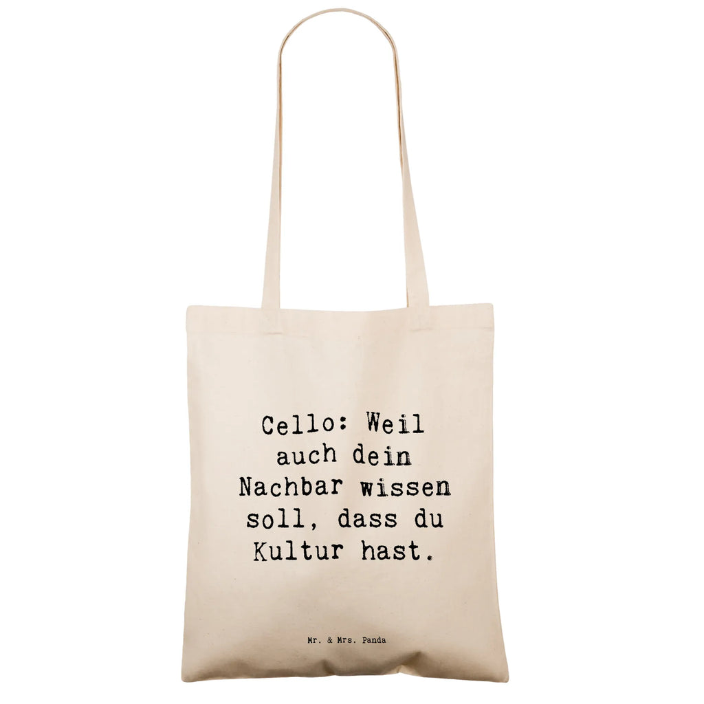 Tragetasche Kultur durch Cello Spruch Beuteltasche, Beutel, Einkaufstasche, Jutebeutel, Stoffbeutel, Tasche, Shopper, Umhängetasche, Strandtasche, Schultertasche, Stofftasche, Tragetasche, Badetasche, Jutetasche, Einkaufstüte, Laptoptasche, Instrumente, Geschenke Musiker, Musikliebhaber