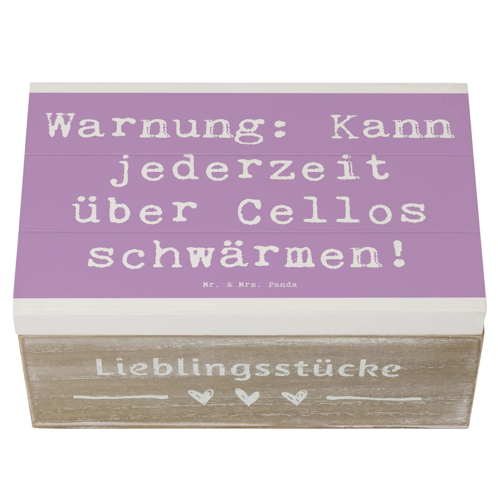 Holzkiste Spruch Cello Schwärmerei Holzkiste, Kiste, Schatzkiste, Truhe, Schatulle, XXL, Erinnerungsbox, Erinnerungskiste, Dekokiste, Aufbewahrungsbox, Geschenkbox, Geschenkdose, Instrumente, Geschenke Musiker, Musikliebhaber